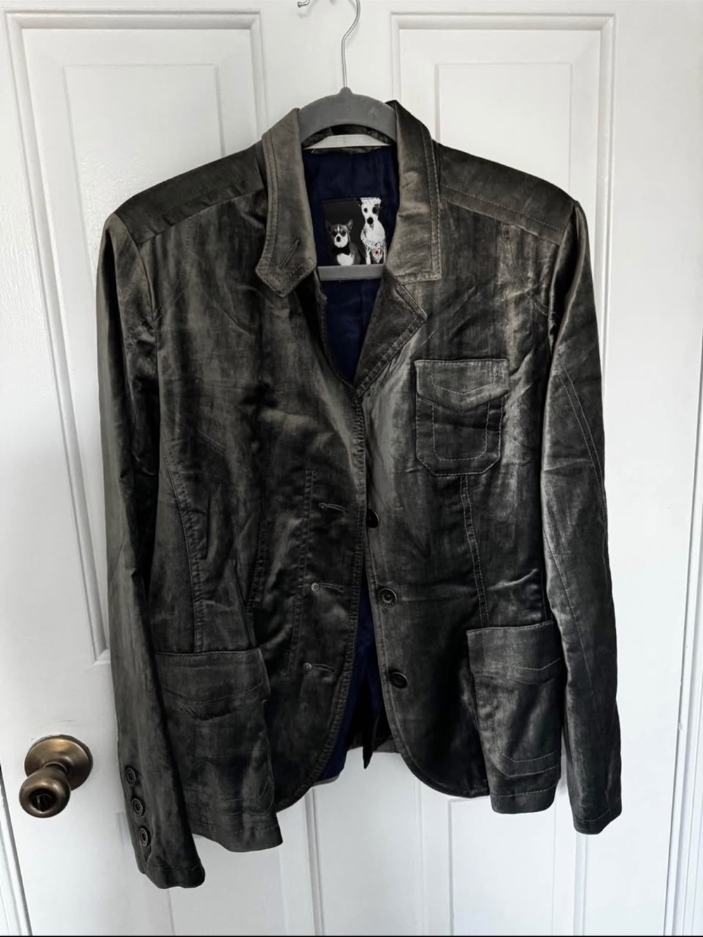 Frieda&Freddies NY velour vintage blazer